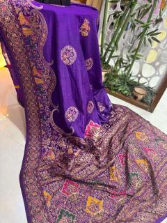 Akshara soft rajwadi pashmina silk Wholesale saree manufacturers in Surat