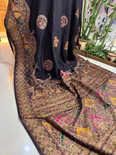 Akshara soft rajwadi pashmina silk Wholesale saree manufacturers in Surat