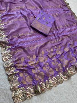 Akshara tissue russian silk Saree wholesale shops in Mumbai