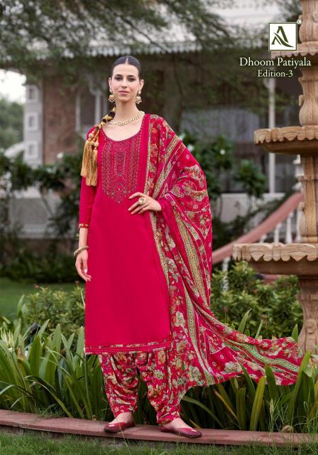 Alok suit dhoom patiyala 3 Dress materials wholesale market in Hyderabad