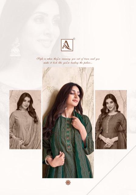 Alok suit heer 8 Printed dress materials in ahmedabad