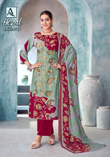 Alok suit hezal 2 Dress materials manufacturers in Surat