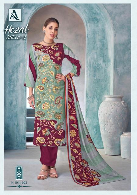 Alok suit hezal 2 Dress materials manufacturers in Surat