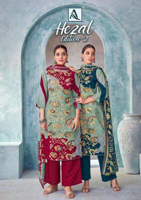 Alok suit hezal 2 Dress materials manufacturers in Surat