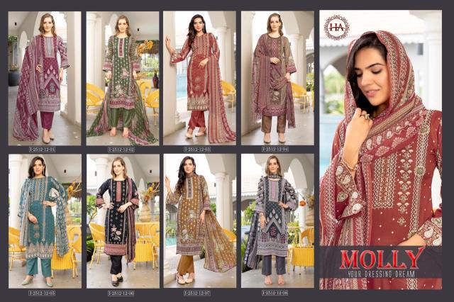 Alok suit molly Fancy dress material online