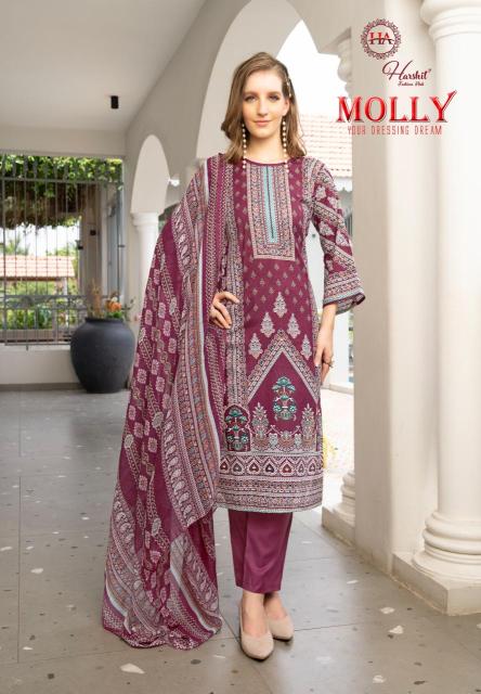 Alok suit molly Fancy dress material online
