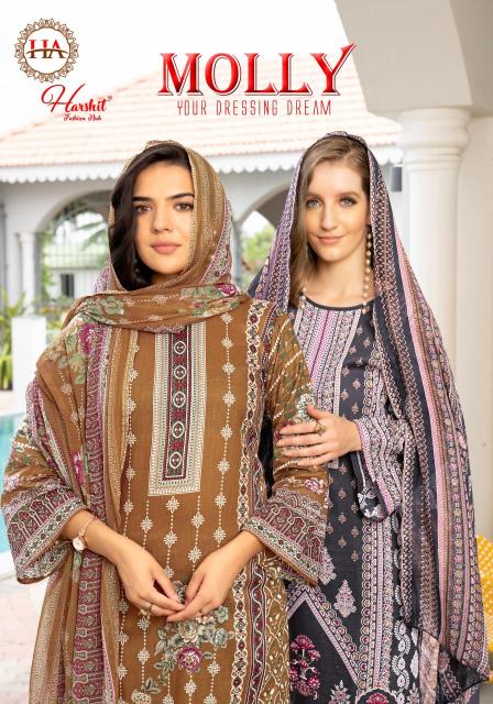 Alok suit molly Fancy dress material online