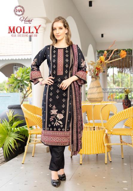 Alok suit molly Fancy dress material online