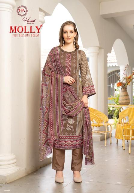 Alok suit molly Fancy dress material online