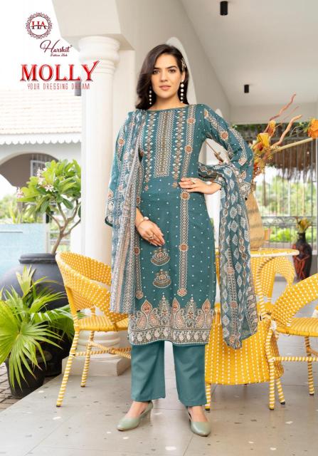 Alok suit molly Fancy dress material online