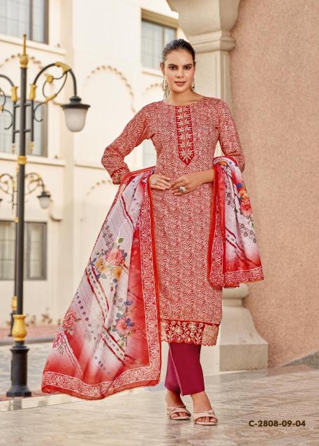 Alok suit super girl 3 Wholesale dress material online shopping