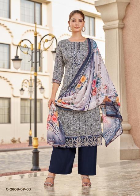 Alok suit super girl 3 Wholesale dress material online shopping