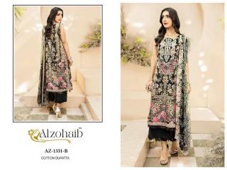 Alzohaib pure cotton Wholesale unstitched salwar suits