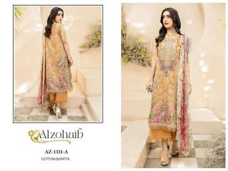 Alzohaib pure cotton Wholesale unstitched salwar suits
