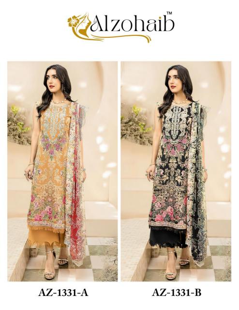 Alzohaib pure cotton Wholesale unstitched salwar suits