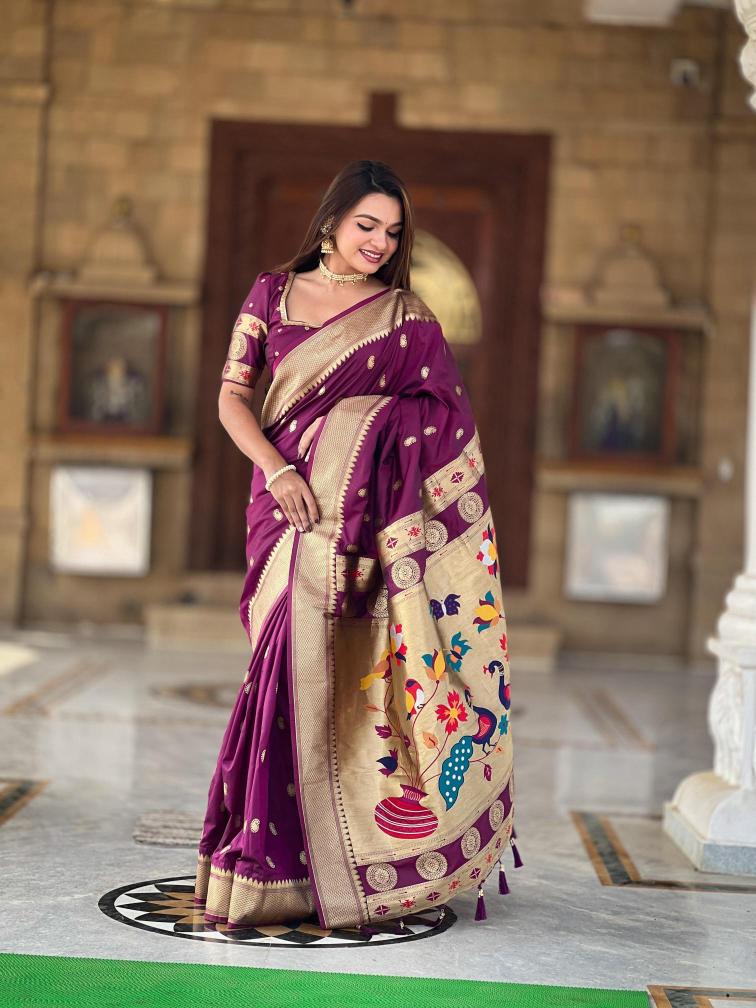 Anupama matka paithani silk Wholesale saree suppliers in India