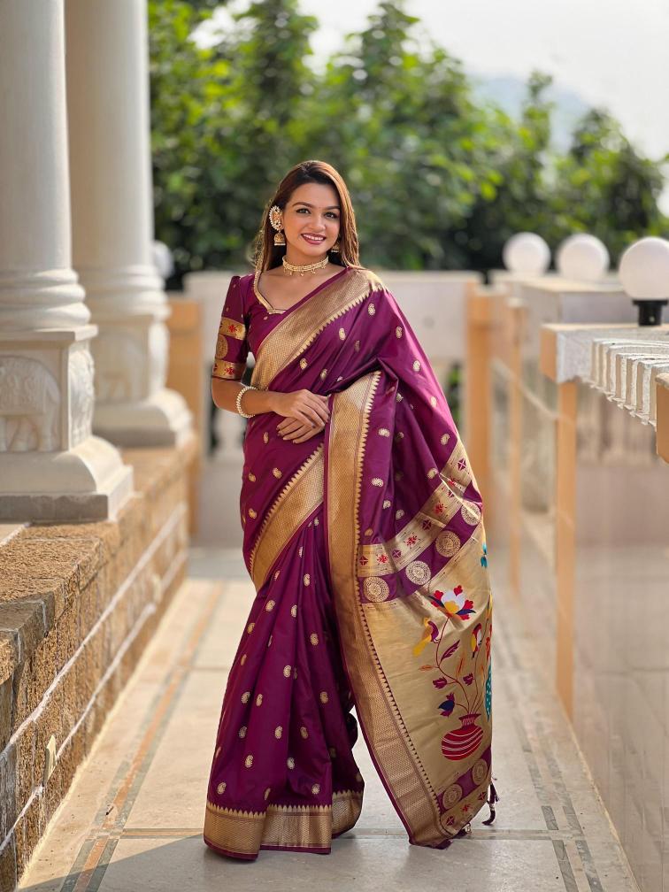 Anupama matka paithani silk Wholesale saree suppliers in India
