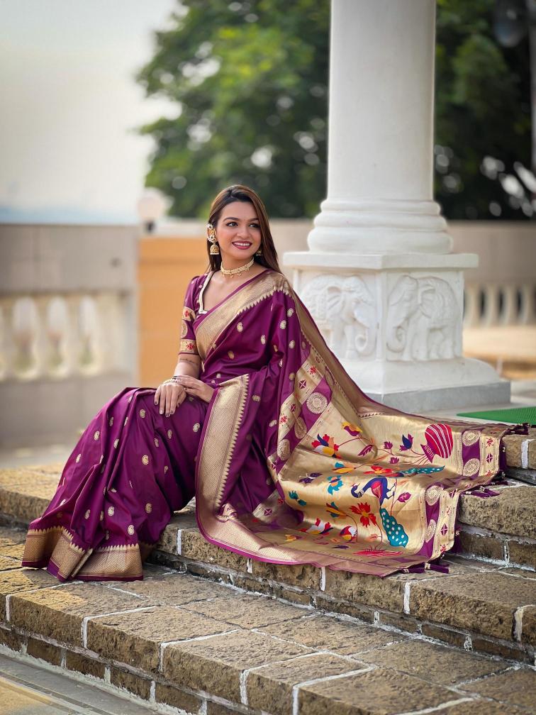 Anupama matka paithani silk Wholesale saree suppliers in India