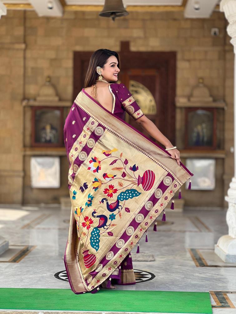 Anupama matka paithani silk Wholesale saree suppliers in India