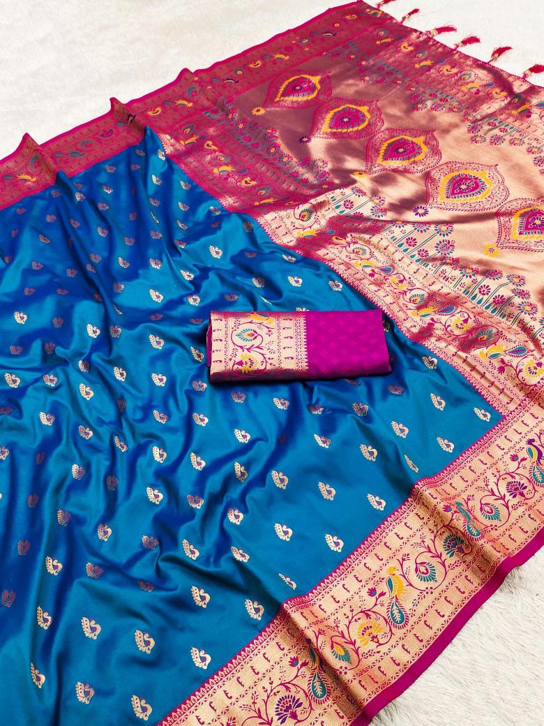 Anupama royal paithani-2 Saree wholesale market in Hyderabad