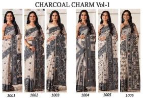 Astita CHARCOAL CHARM Saree market in Pune