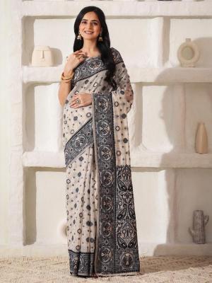 Astita CHARCOAL CHARM Saree market in Pune