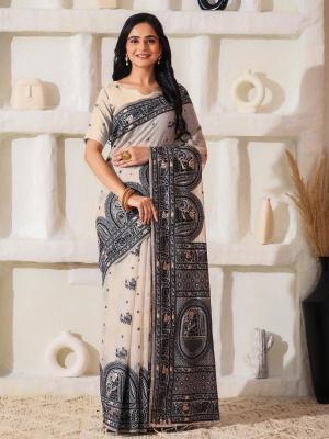 Astita CHARCOAL CHARM Saree market in Pune
