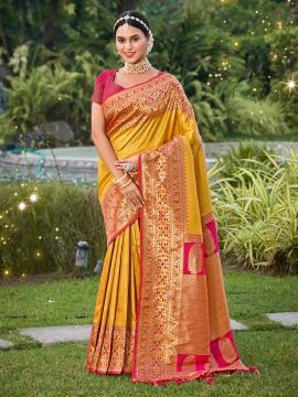 ASTITA GAURI BANARASI SILK Saree designs in Surat