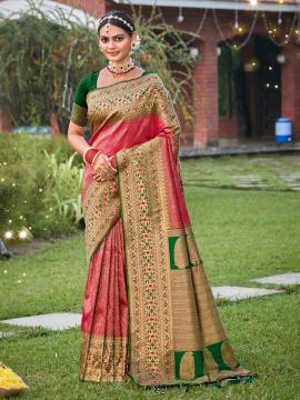ASTITA GAURI BANARASI SILK Saree designs in Surat