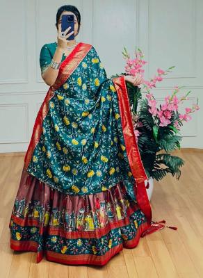 BARATI Tussar Silk Lehenga choli sets manufacturers