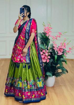 BARATI Tussar Silk Lehenga choli sets manufacturers