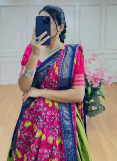 BARATI Tussar Silk Lehenga choli sets manufacturers