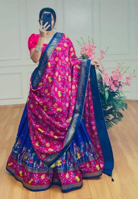 BARATI Tussar Silk Lehenga choli sets manufacturers