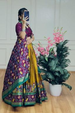 BARATI Tussar Silk Lehenga choli sets manufacturers