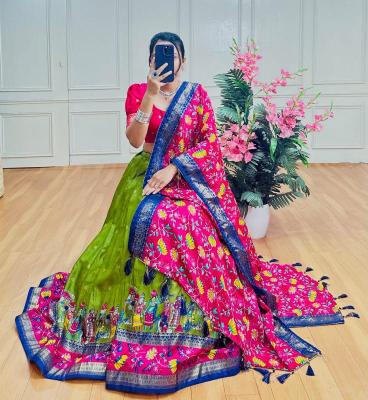 BARATI Tussar Silk Lehenga choli sets manufacturers