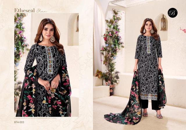 Belliza designer studio nazma Handloom dress materials wholesale Mumbai