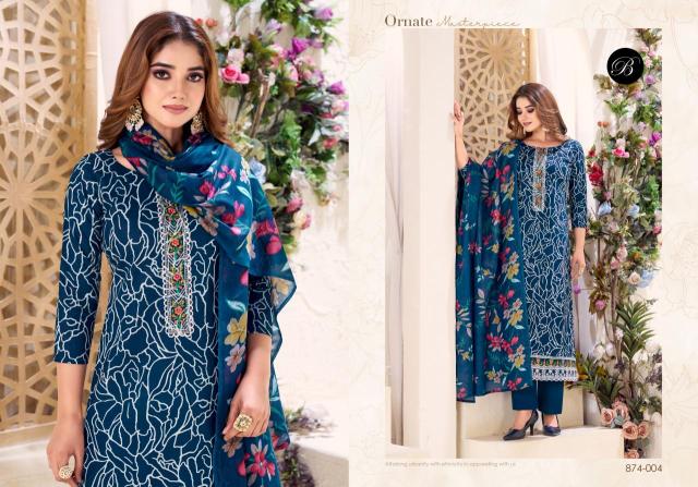 Belliza designer studio nazma Handloom dress materials wholesale Mumbai