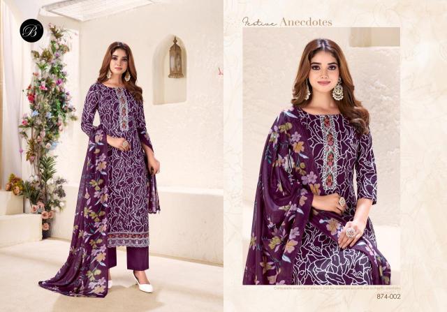 Belliza designer studio nazma Handloom dress materials wholesale Mumbai