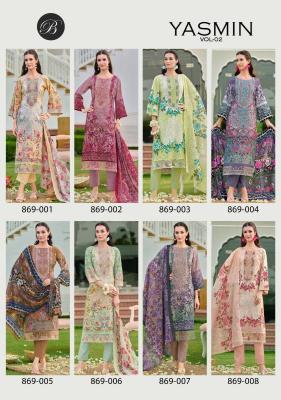 Belliza designer studio yasmin vol 2 Indian dress materials online
