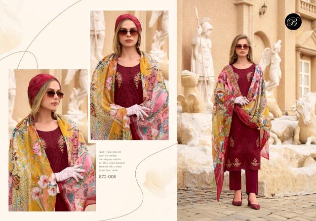 Belliza designer studio zarqash vol 7 Wholesale dress material market in Vadodara