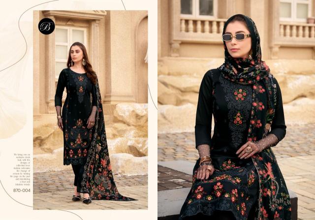 Belliza designer studio zarqash vol 7 Wholesale dress material market in Vadodara