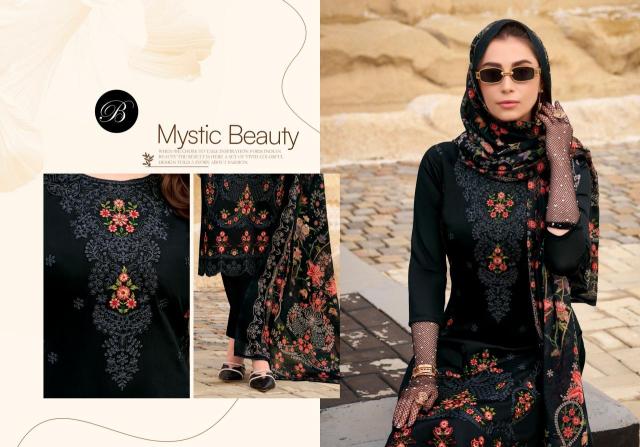 Belliza designer studio zarqash vol 7 Wholesale dress material market in Vadodara