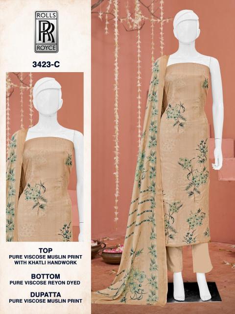 Bipson prints rolls royce 3423 Online shopping for dress material with price