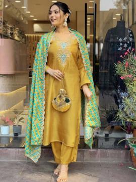 Bitto NK 482 mustard viscose Kurti wholesale market in India