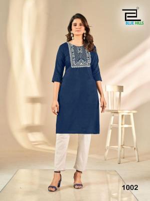 Blue hills sonia trendy indian kurtis