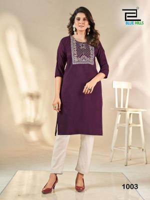 Blue hills sonia trendy indian kurtis