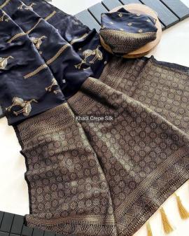 Classic banarasi border with lightweight Wholesale saree catalog