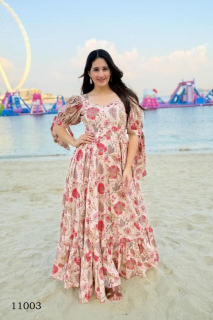 Clora vol 11 Gown Cheap wholesale kurtis in India