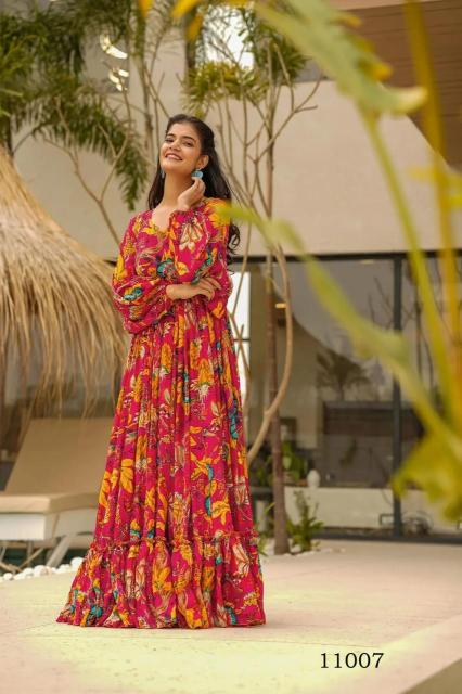 Clora vol 11 Gown Cheap wholesale kurtis in India