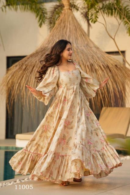 Clora vol 11 Gown Cheap wholesale kurtis in India